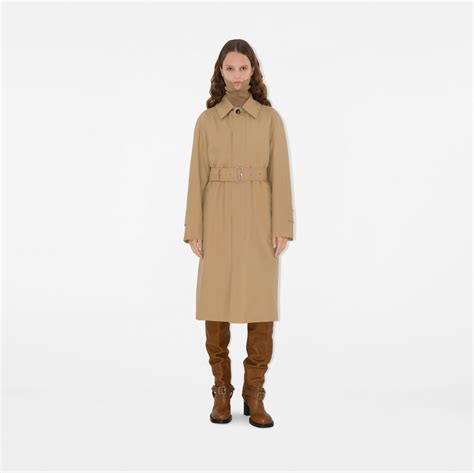 burberry women coat code 3139399|Long Gabardine Winchester Car Coat in Flax .